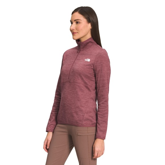 THE NORTH FACE Canyonlands Women's 1/4-Zip Pullover Shirt,Wild Ginger Heather, L - Picture 2 of 2
